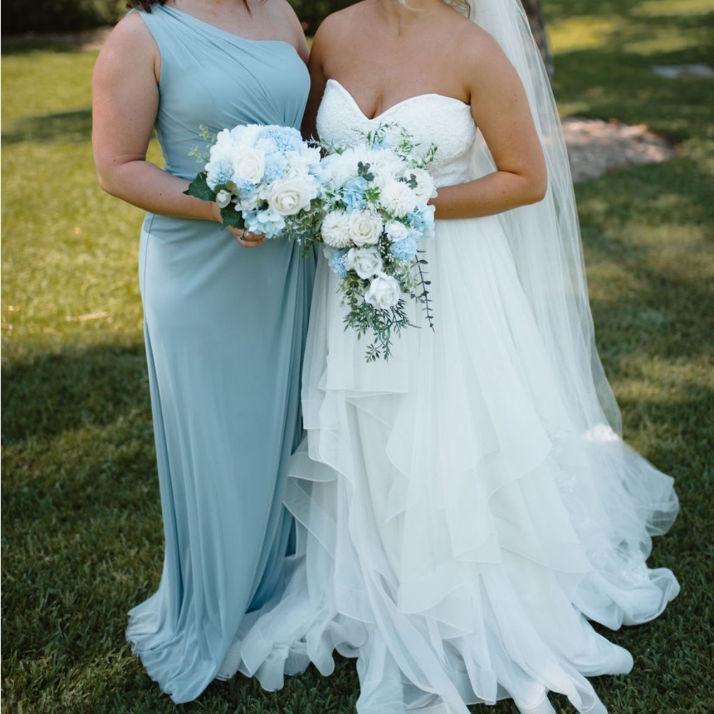 Azazie Brooke Bridesmaid Dress - Dusty Blue